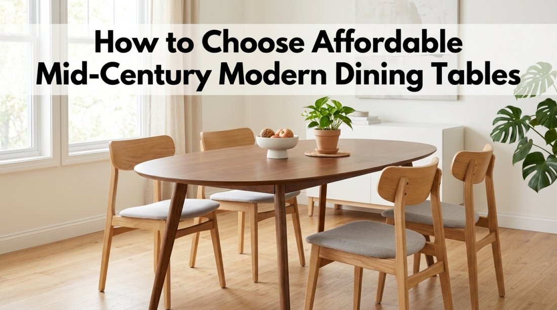 How to Choose Affordable Mid-Century Modern Dining Tables